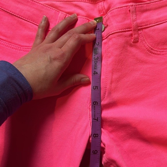 Abercrombie & Fitch Hot Pink Skinny Jeans Size 8R NWT - Picture 6 of 7